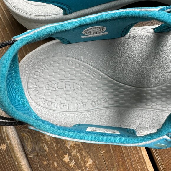 NWOT KEEN Astoria West Closed Toe Sport Sandals Blue/Tie Dye 592S0 - Size 11 - Picture 11 of 13